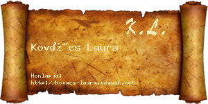 Kovács Laura névjegykártya